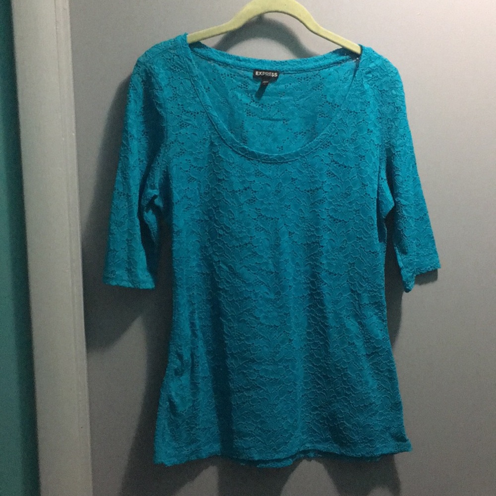Lace 3/4 sleeve top